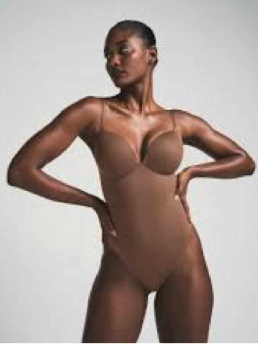 SKIMS Brown Seamless Sculpting Bodysuit
